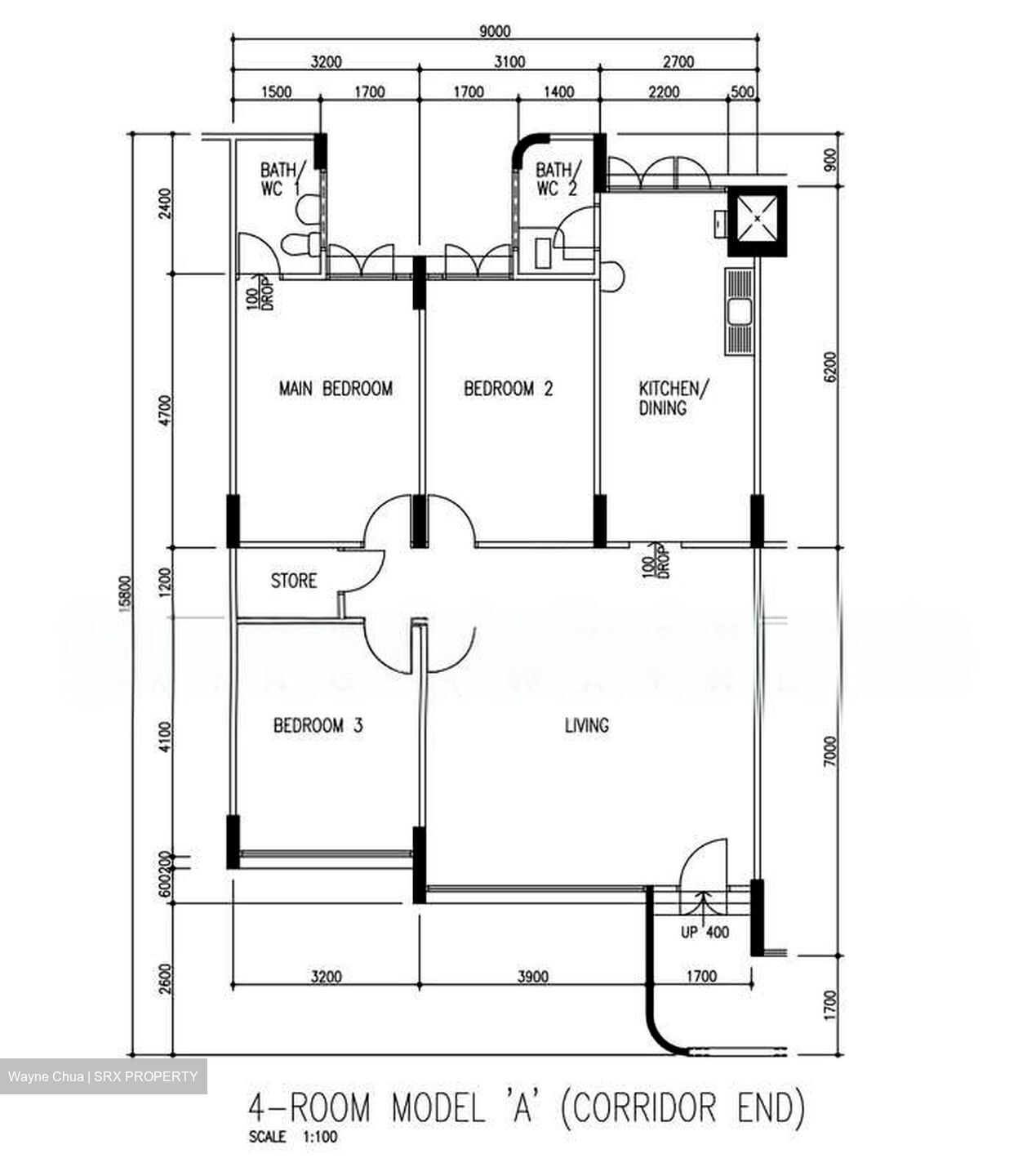 Blk 301 Hougang Avenue 5 (Hougang), HDB 4 Rooms #540399671